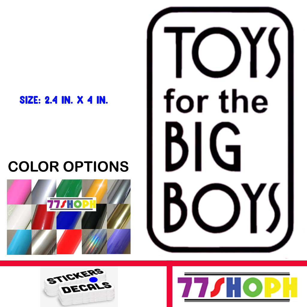 Toys for the Big Boys Decals | Shopee Philippines