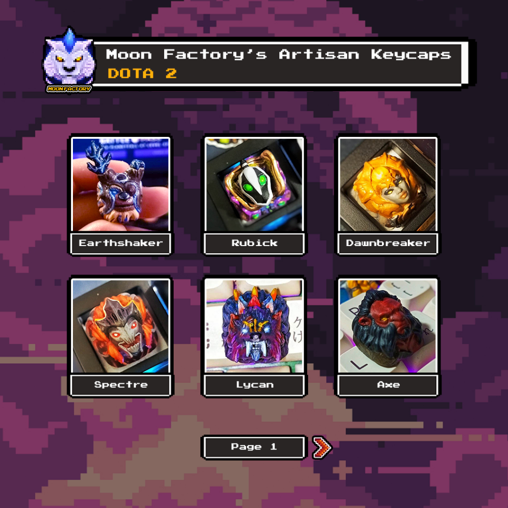 DOTA 2 Artisan Keycaps by Moon Factory | Shopee Philippines