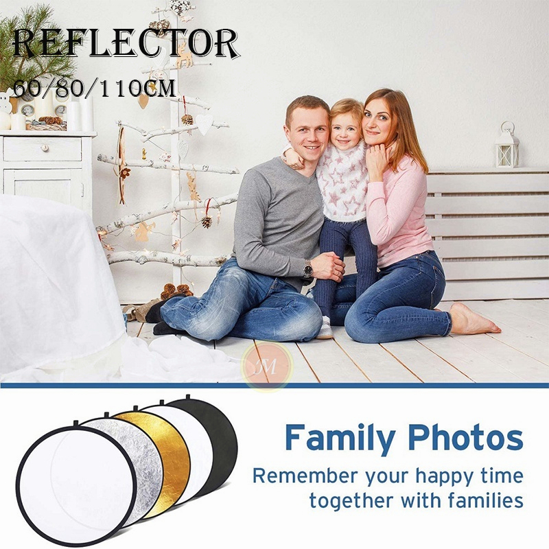 Reflector Photography 5 in 1 60/80/110CM Portable Light Diffuser Round ...