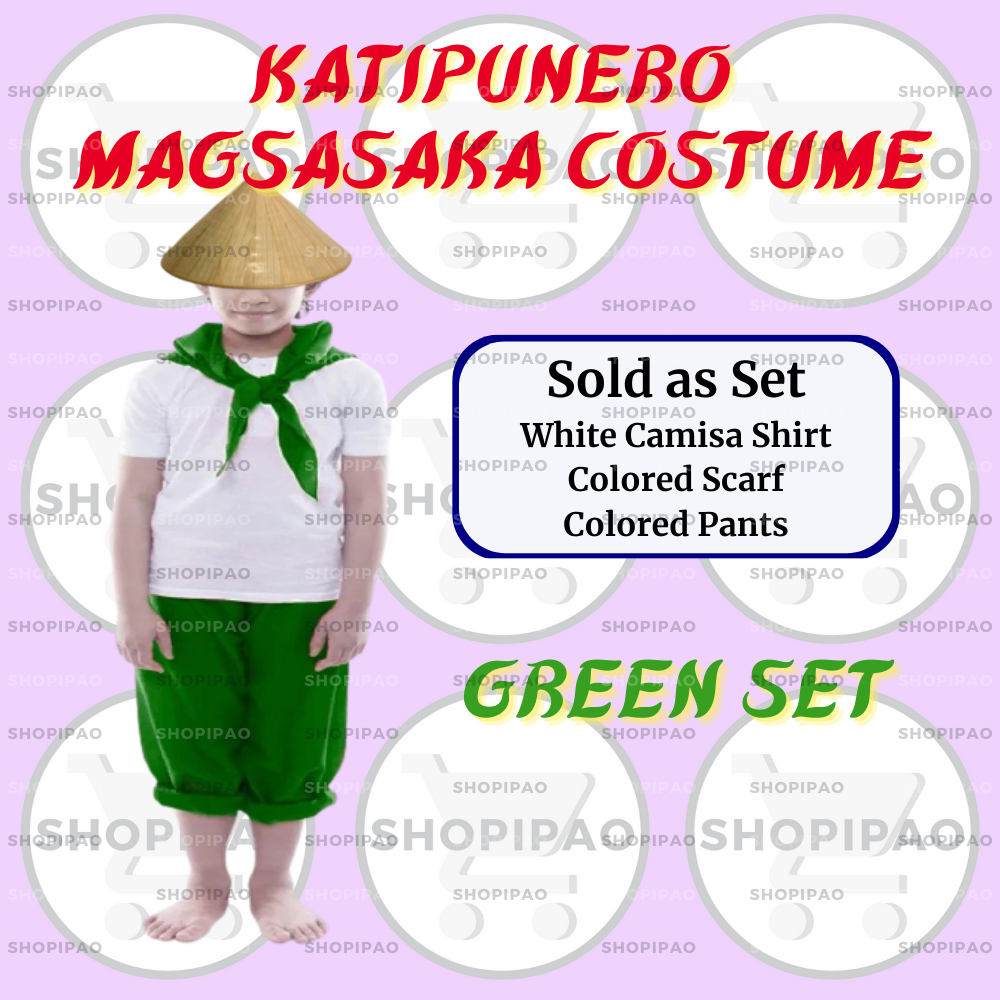 SPP Katipunero Magsasaka Farmers Costume Set Traditional Filipino