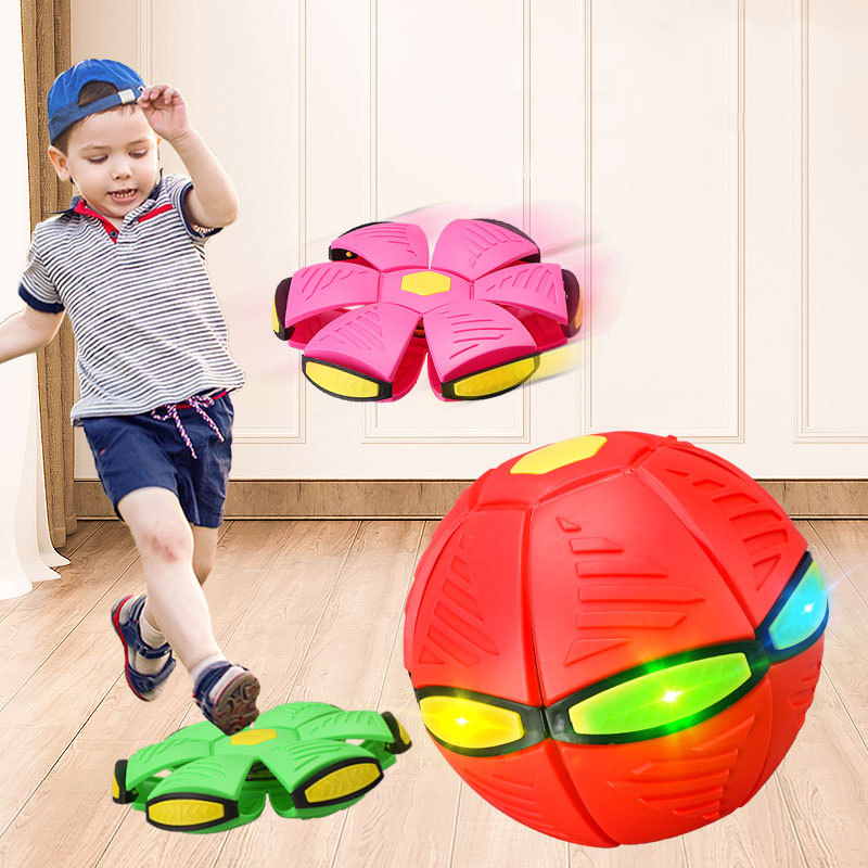 Magic UFO Flying Ball Toy Throw Disc Ball with LED Light For Outdoor ...