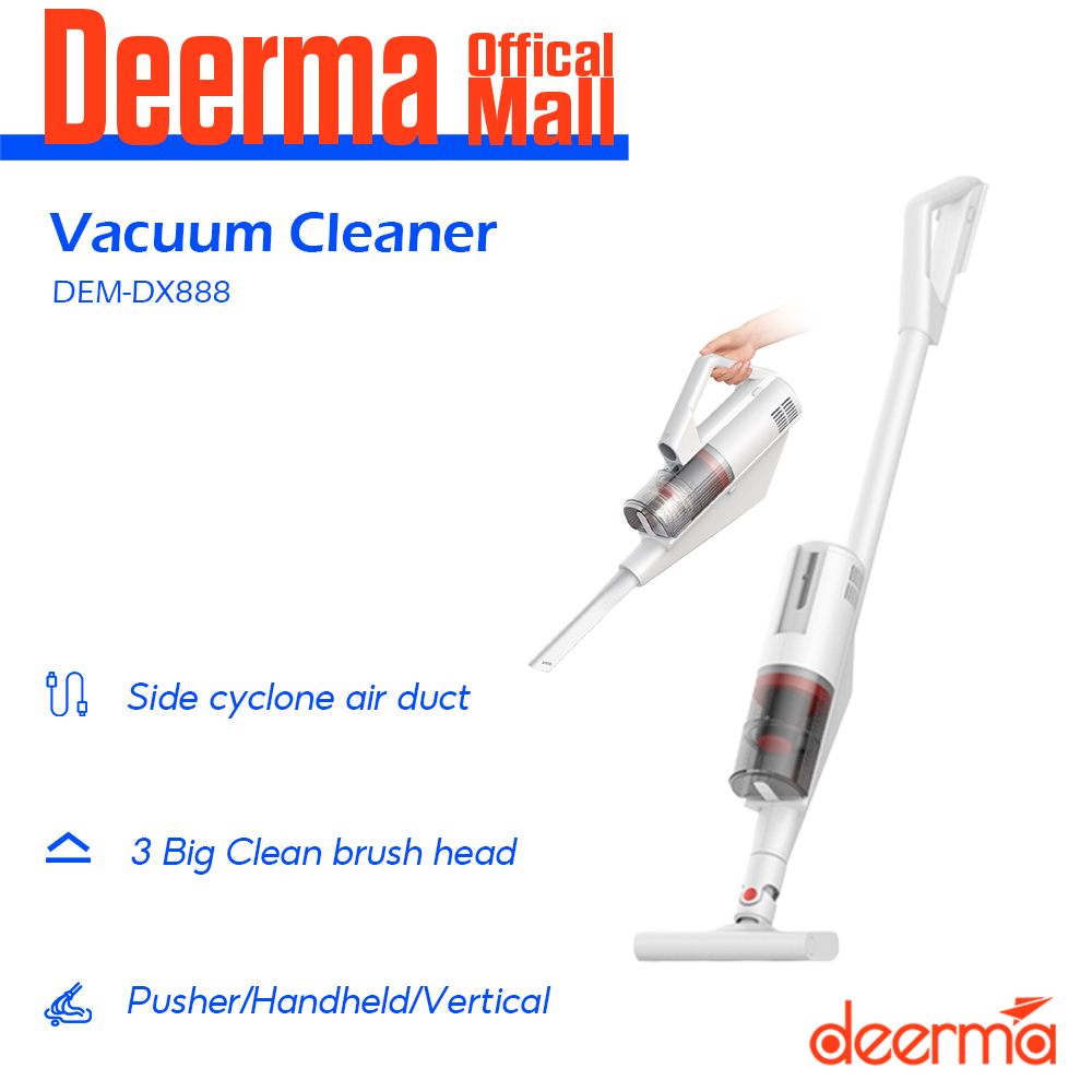 Deerma Vacuum Cleaner With Strong Suction And Large Capacity Dust Box