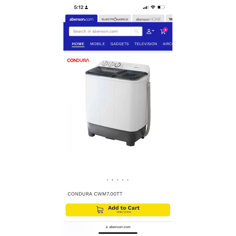 Condura Washing Machine 7kg, Twin Tub Shopee Philippines