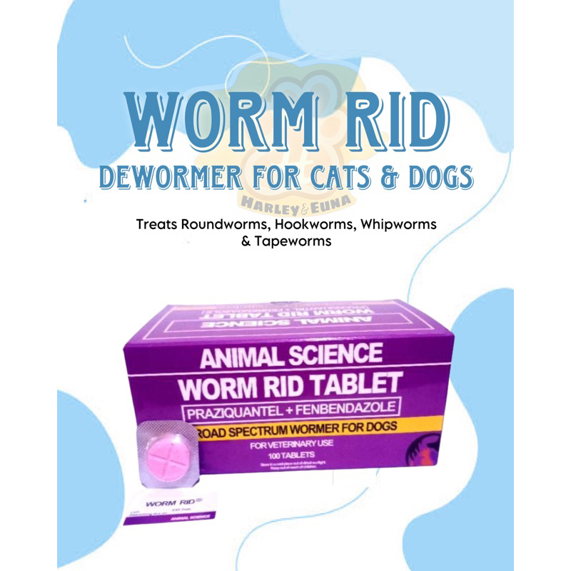 Worm Rid Dewormer (For Dogs & Cats) Shopee Philippines