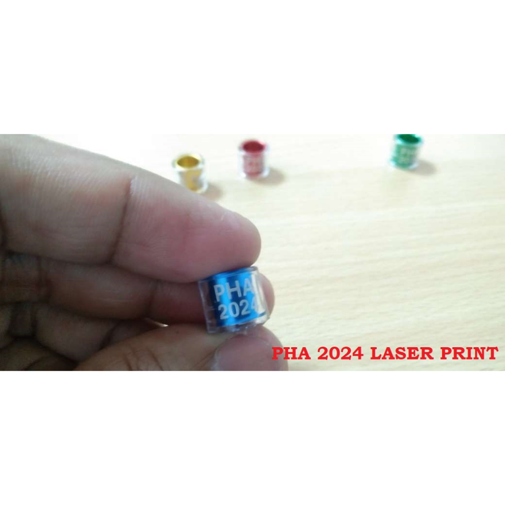 50PCS PHA 2024 COM RING LASER PRINT AND HIGH QUALITY MADE. 50PCS PER