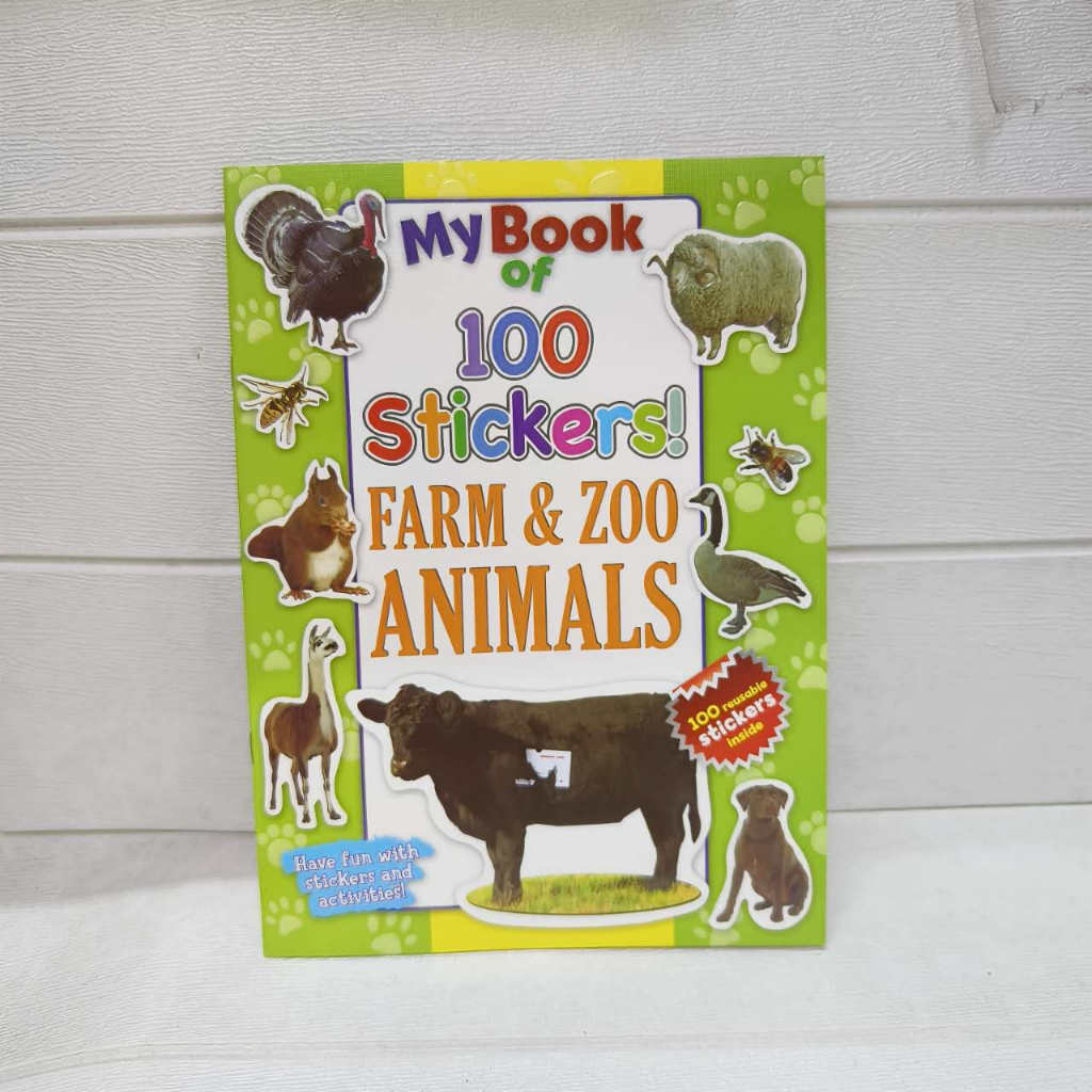 MY BOOK OF 100 STICKERS ACTIVITY EDUCATIONAL BOOK | Shopee Philippines