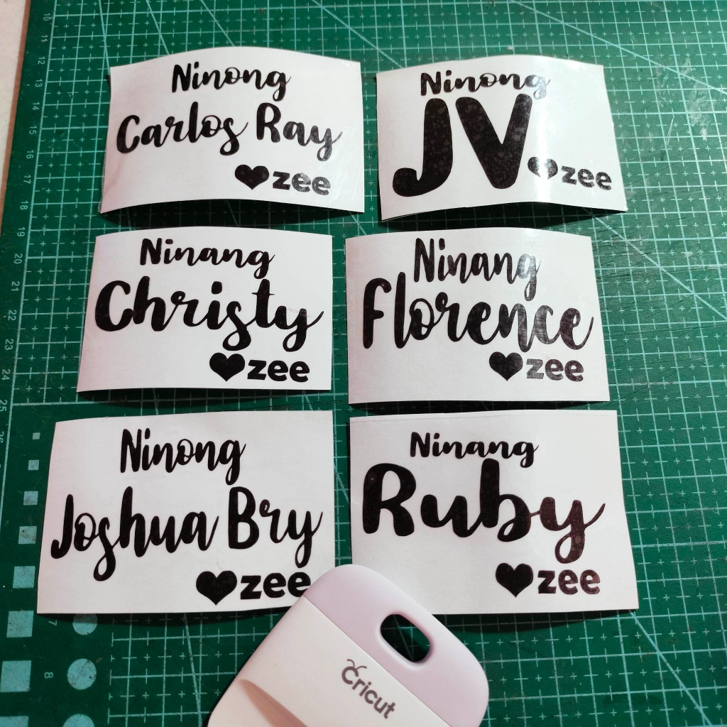 Customized Stickers of Cut Names | Shopee Philippines