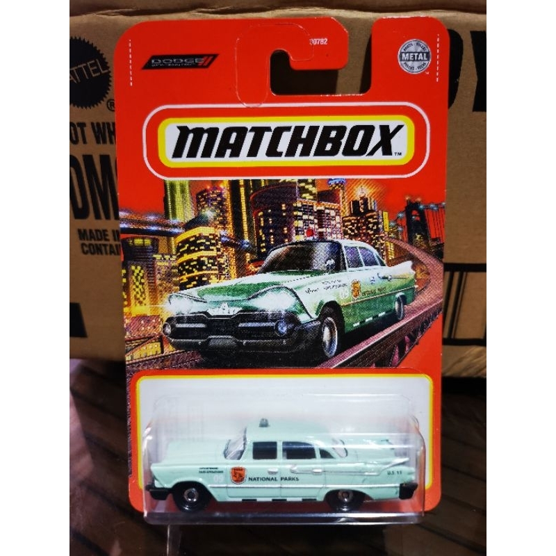 '59 Dodge Coronet Police Car National Park, Matchbox | Shopee Philippines