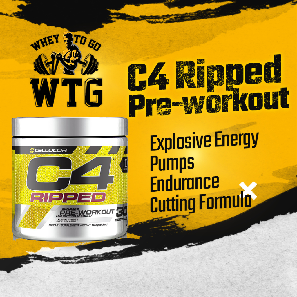 Cellucor C4 Ripped Pre Workout 30 servings with shaker Shopee