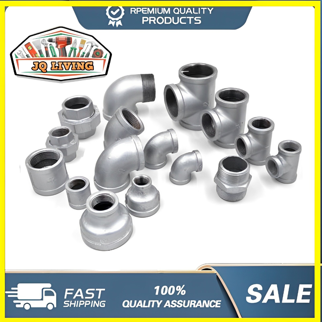 GI Fittings Galvanized Adaptors For Plumbing Works ( 1/2