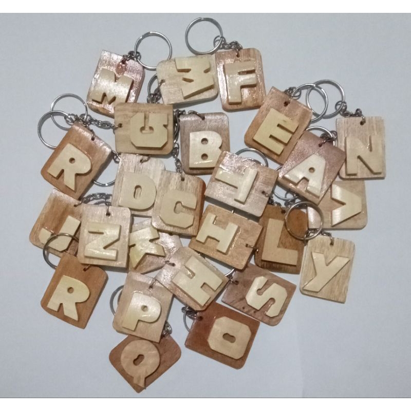 Alphabet Keychains/ Letter Design Keychains/ Baguio Souvenirs Shopee Philippines