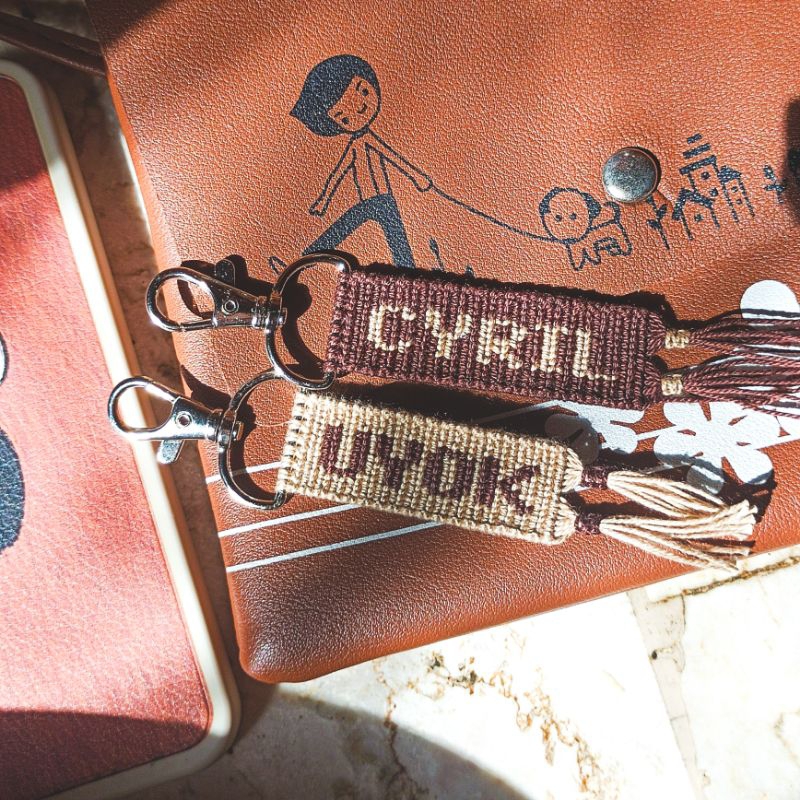 CUSTOMIZED MACRAME KEYCHAIN/BRACELET Shopee Philippines