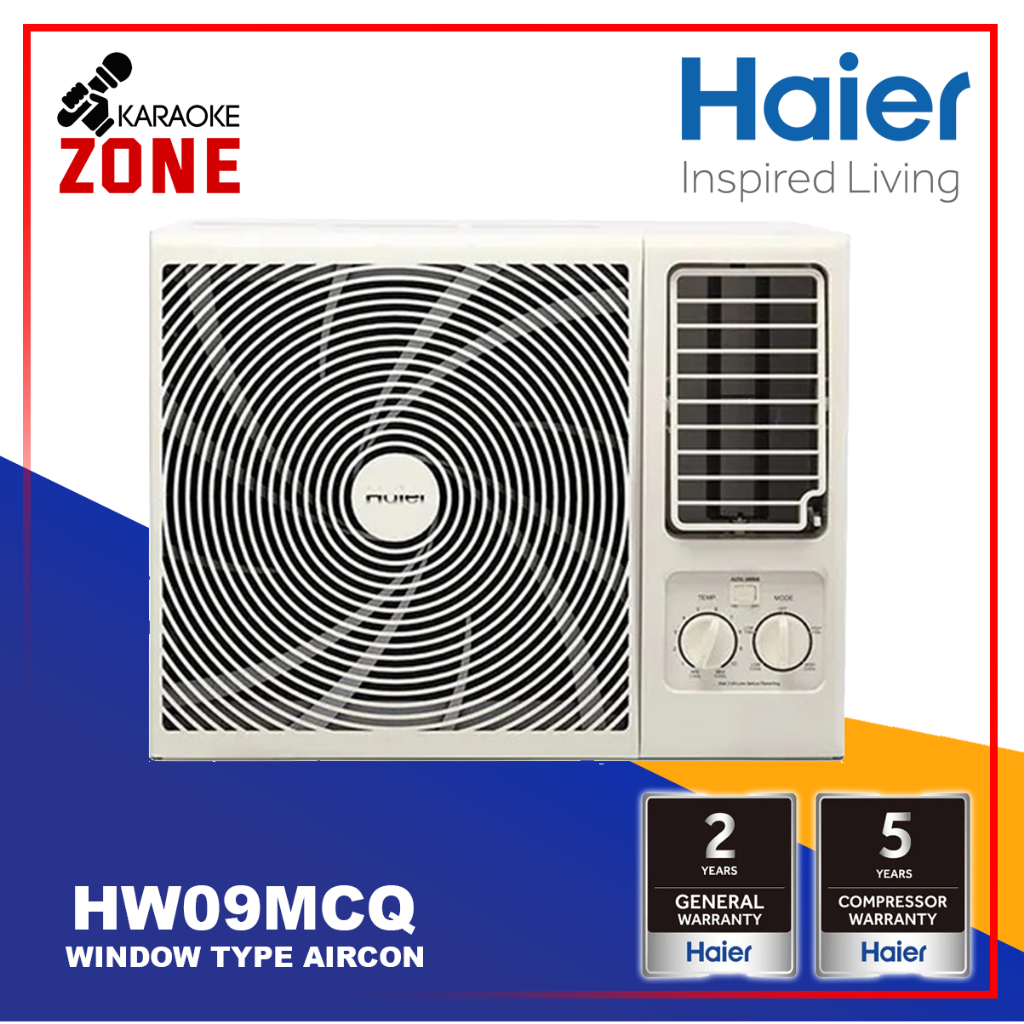 Haier HW 09MCQ13 / Window Air Conditioner / Manual Window Aircon / 1 hp