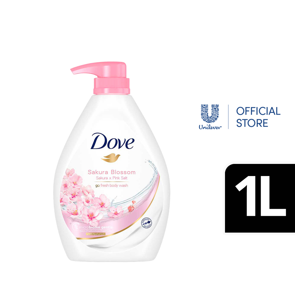 Dove Go Fresh Body Wash Sakura Blossom 1L | Shopee Philippines