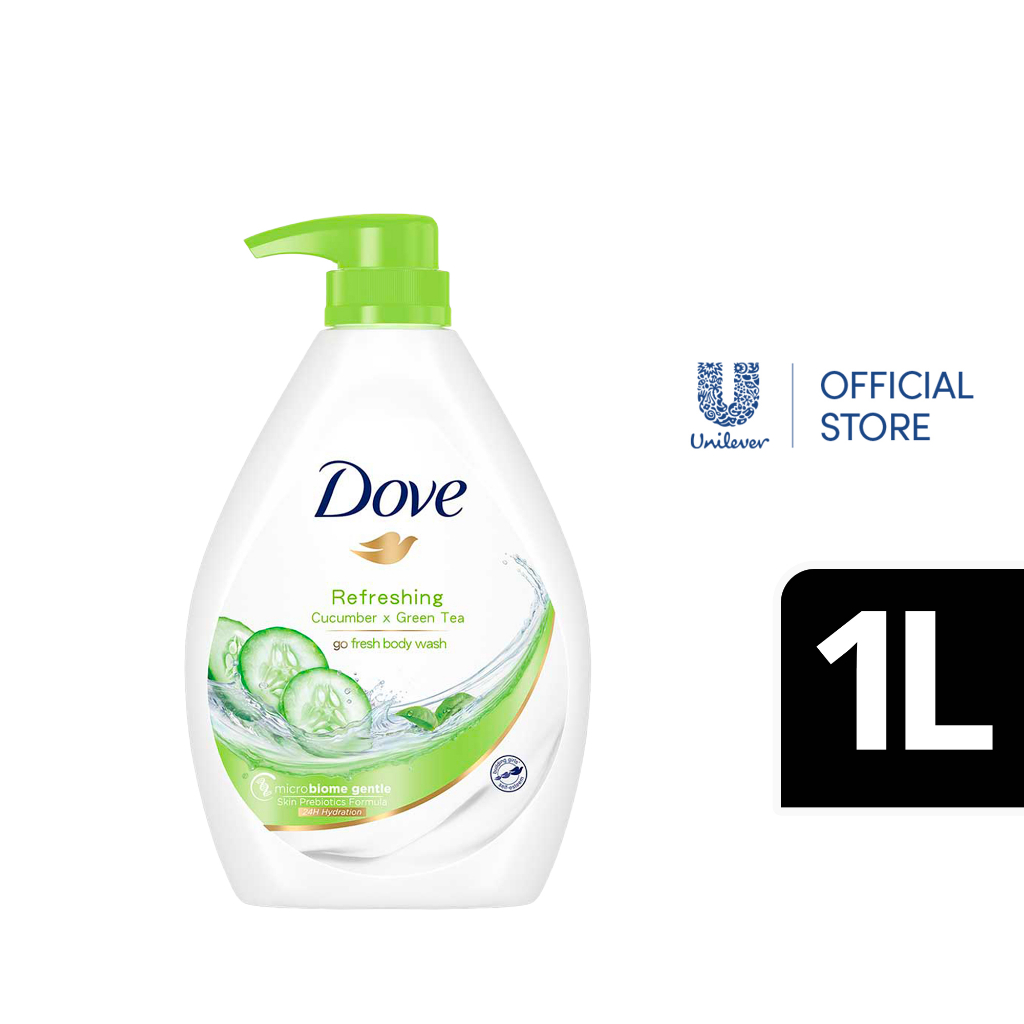 Dove Go Fresh Body Wash Refreshing Cucumber 1L Shopee Philippines