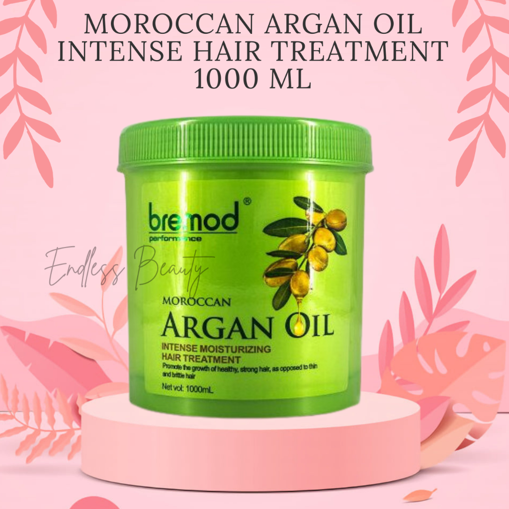 Bremod Moroccan Argan Oil Vitamin E Keratin Hair Treatment (Real Argan Oil Intense Hair