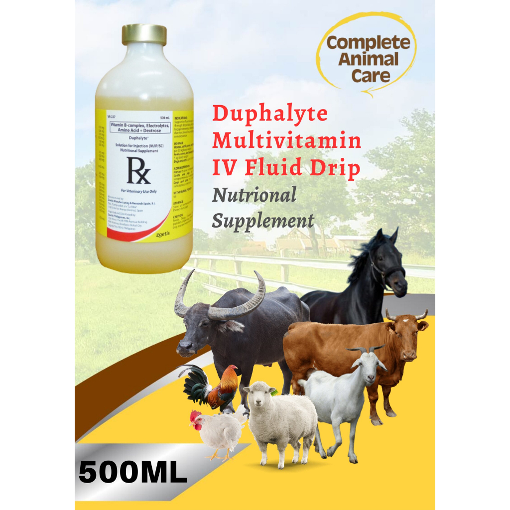 Duphalyte Multivitamin IV Fluid Drip 500ml Shopee Philippines