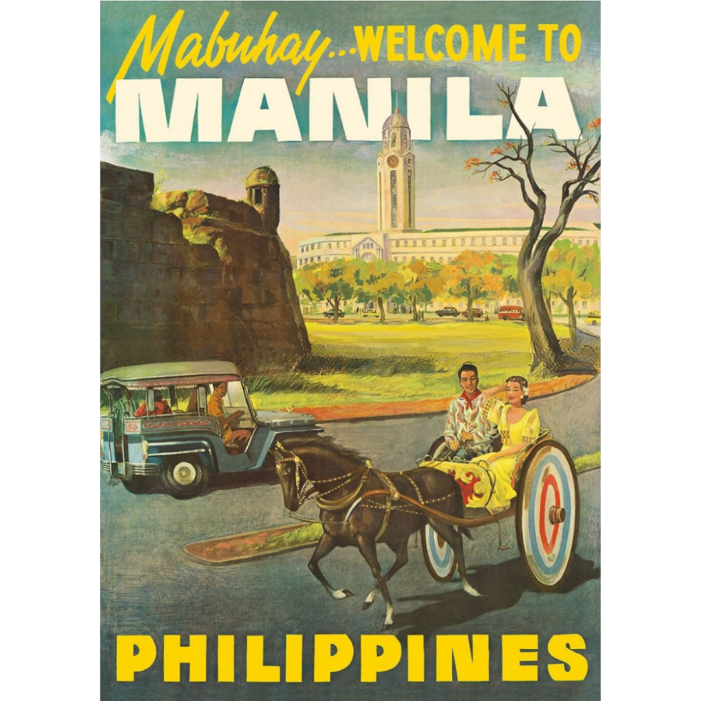 Philippines Tourist Spot Design Rubber Ref Magnet Souvenir (Mabuhay ...