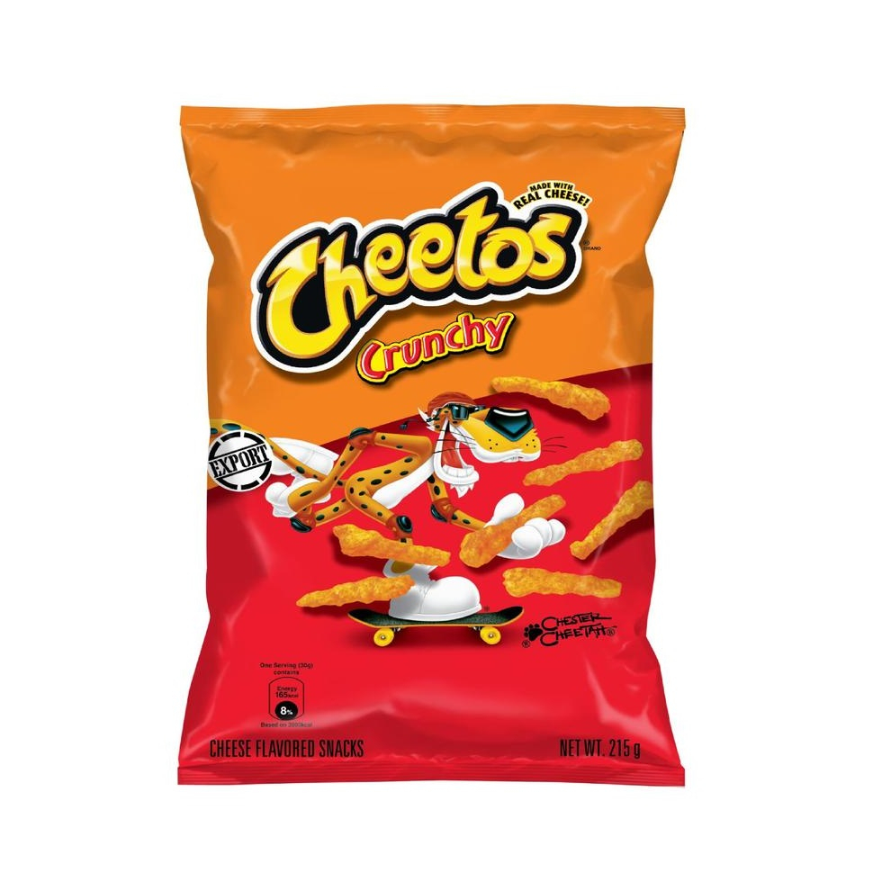 Cheetos Crunchy Cheese 215g | Shopee Philippines