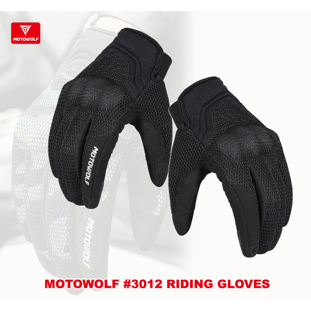 Motowolf RIding Gloves #0312 / Riding Gear Protetion / Breathable Mesh ...