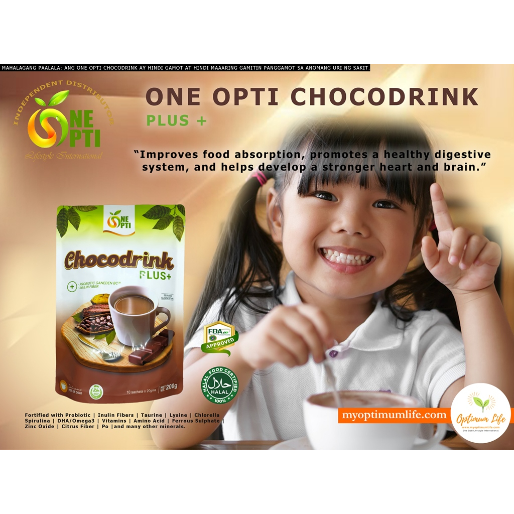 One OPTI CHOCO Drink Plus Mix 70 pcs | Shopee Philippines