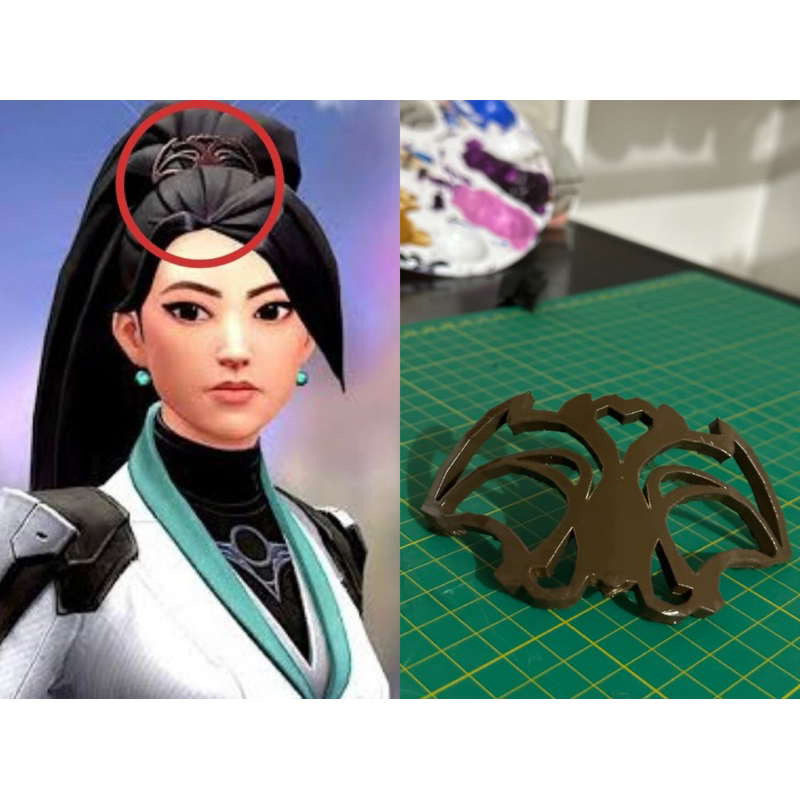 Sage Valorant Hair Accessory (updated) big size | Shopee Philippines