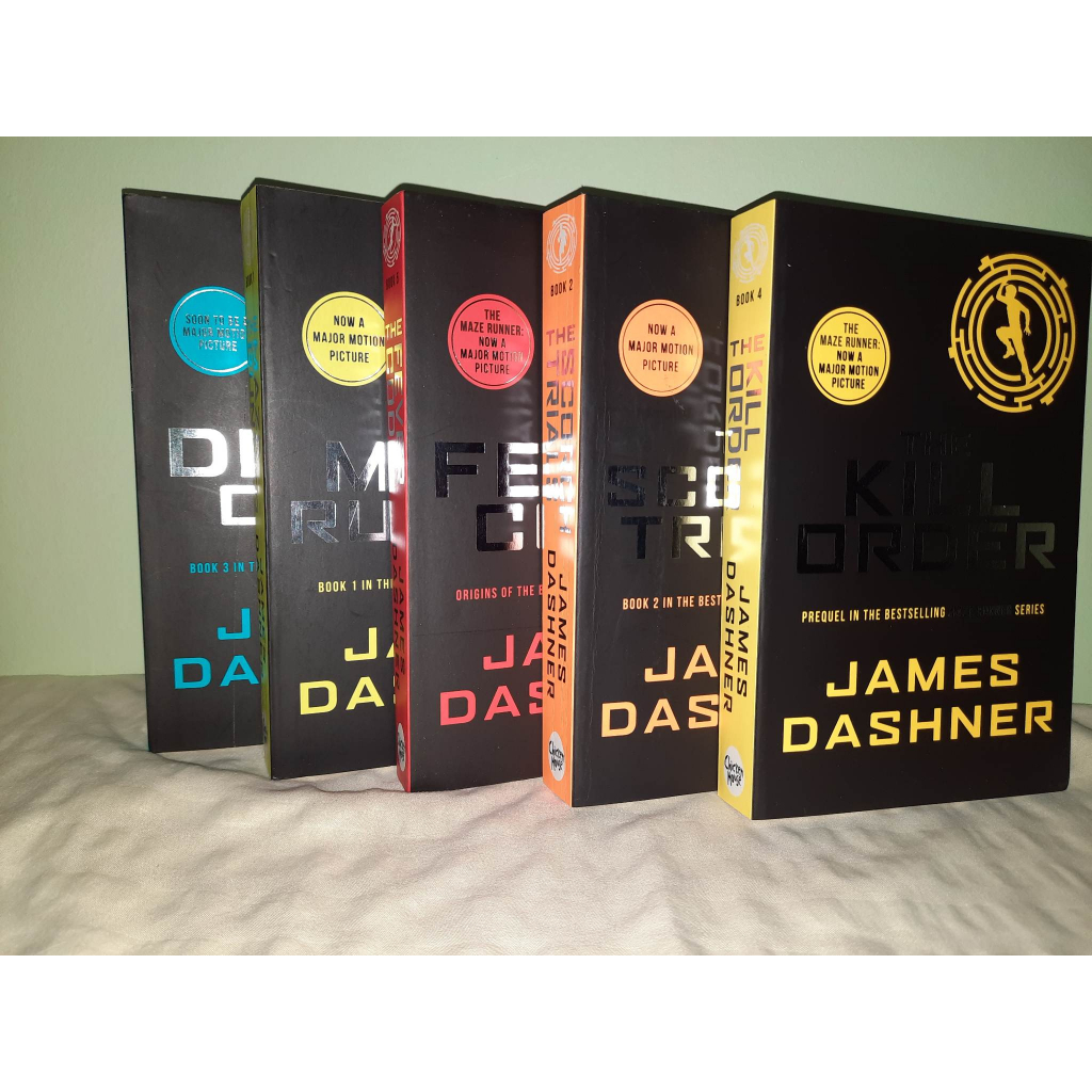 The Maze Runner by James Dashner (5 books set) | Shopee Philippines