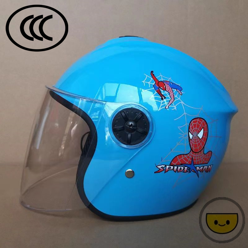 Half Face Child Helmet For Kids Motorcycle Cartoon 