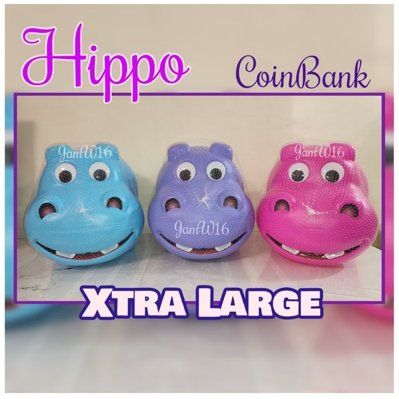 XL HIPPO Coin Bank (Alkansya) Shopee Philippines