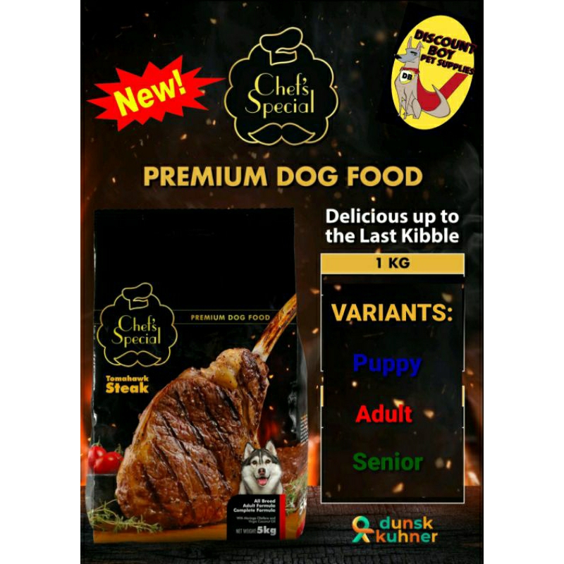 Chef's Special Premium Dog Food Tomahawk Steak 1kg Shopee Philippines