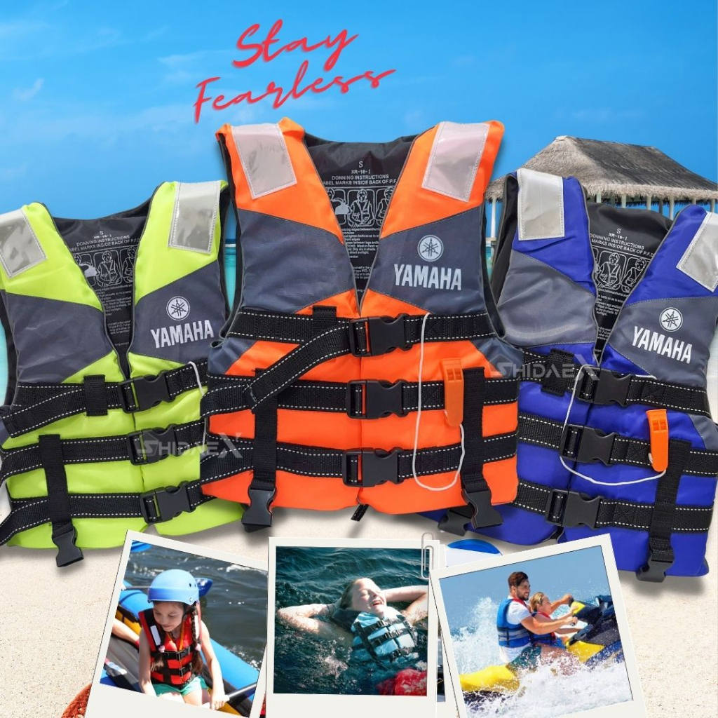 Yamaha Life Vest Jacket High End Quality Kids Adults Marine Safety ...