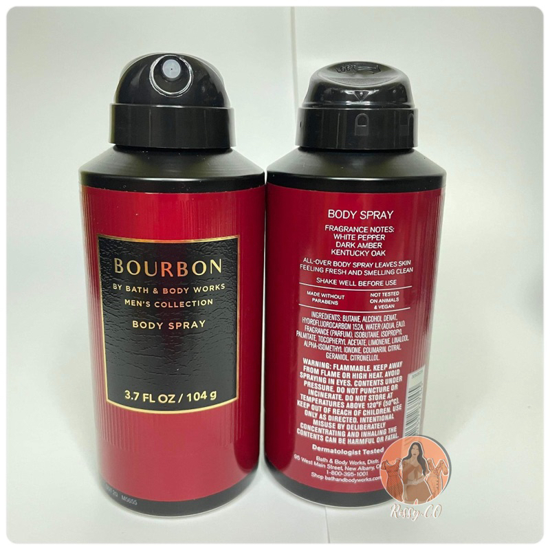 BBW Noir, Graphite, Teakwood, Bourbon, Ocean Men's Collection Body Spray from USA Canada