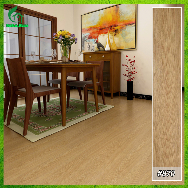 2mm thickness 91x15cm 3d wood grain style vinyl tile flooring self