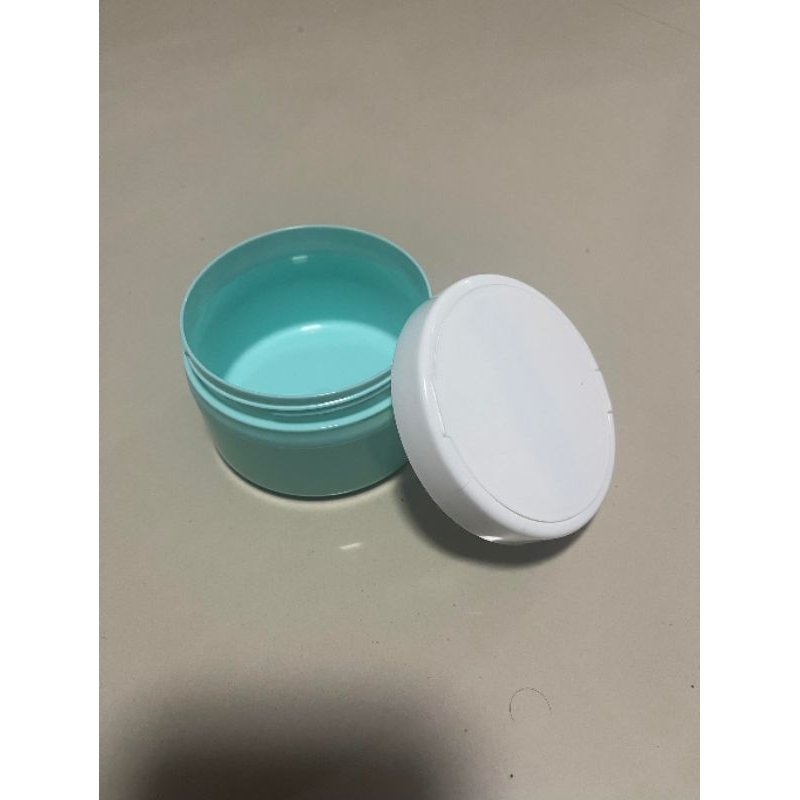 powder container with sponge color blue white | Shopee Philippines