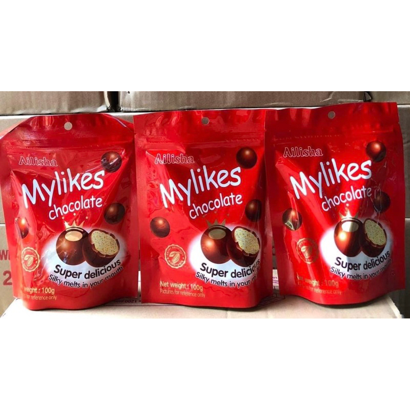 Ailisha Mylikes Chocolate Balls Pack 100g Shopee Philippines