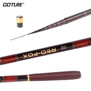 Goture BREEZE/RED-FOX Stream Telescopic Fishing Rod Carbon Fiber