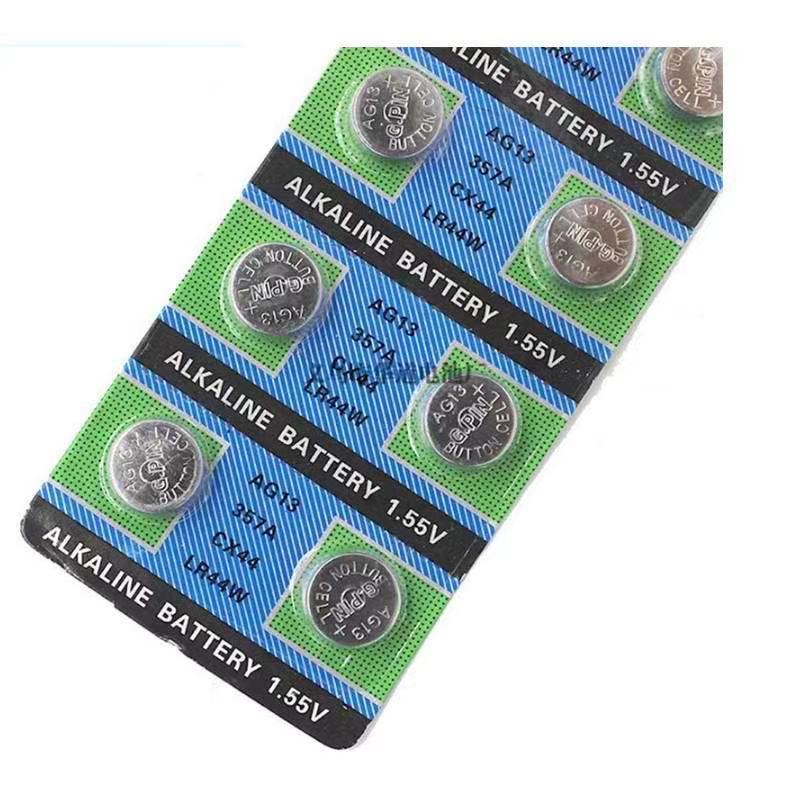 1.55V AG13 LR44 357A Button Battery Alkaline Battery for Watch Toys ...