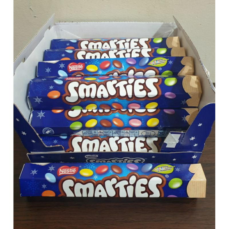 SMARTIES Milk Chocolate Giant Tube 120g | UK | Shopee Philippines