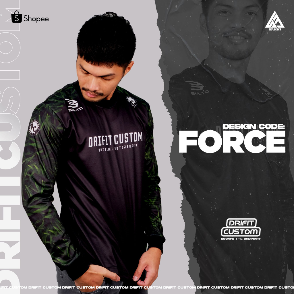 DRIFIT CUSTOM MOTO JERSEY FORCE 1 Shopee Philippines