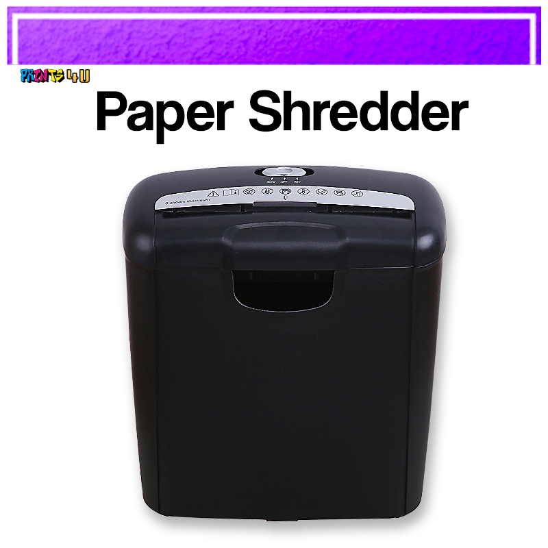 Paper Shredder Machine Black 10l Strip Cut 220volts 6mm Cutting Shred
