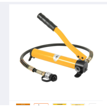 20T Hydraulic Ram Jack With Auto-Retract, 2" Lifting Cylinder And CP 180 Hand Pump For Bridge Construction Heavy Equipment