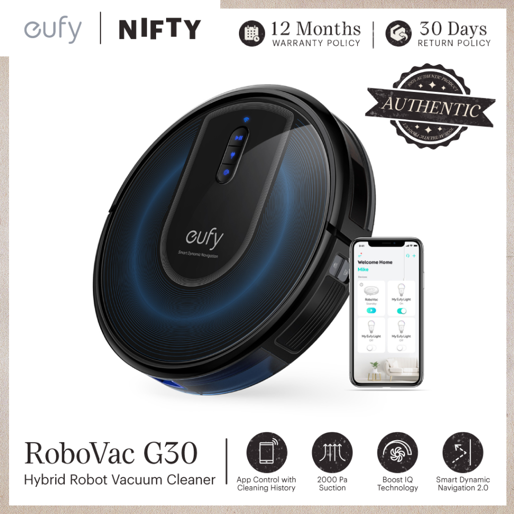 Eufy by Anker RoboVac G30 Robot Vacuum Cleaner Shopee Philippines