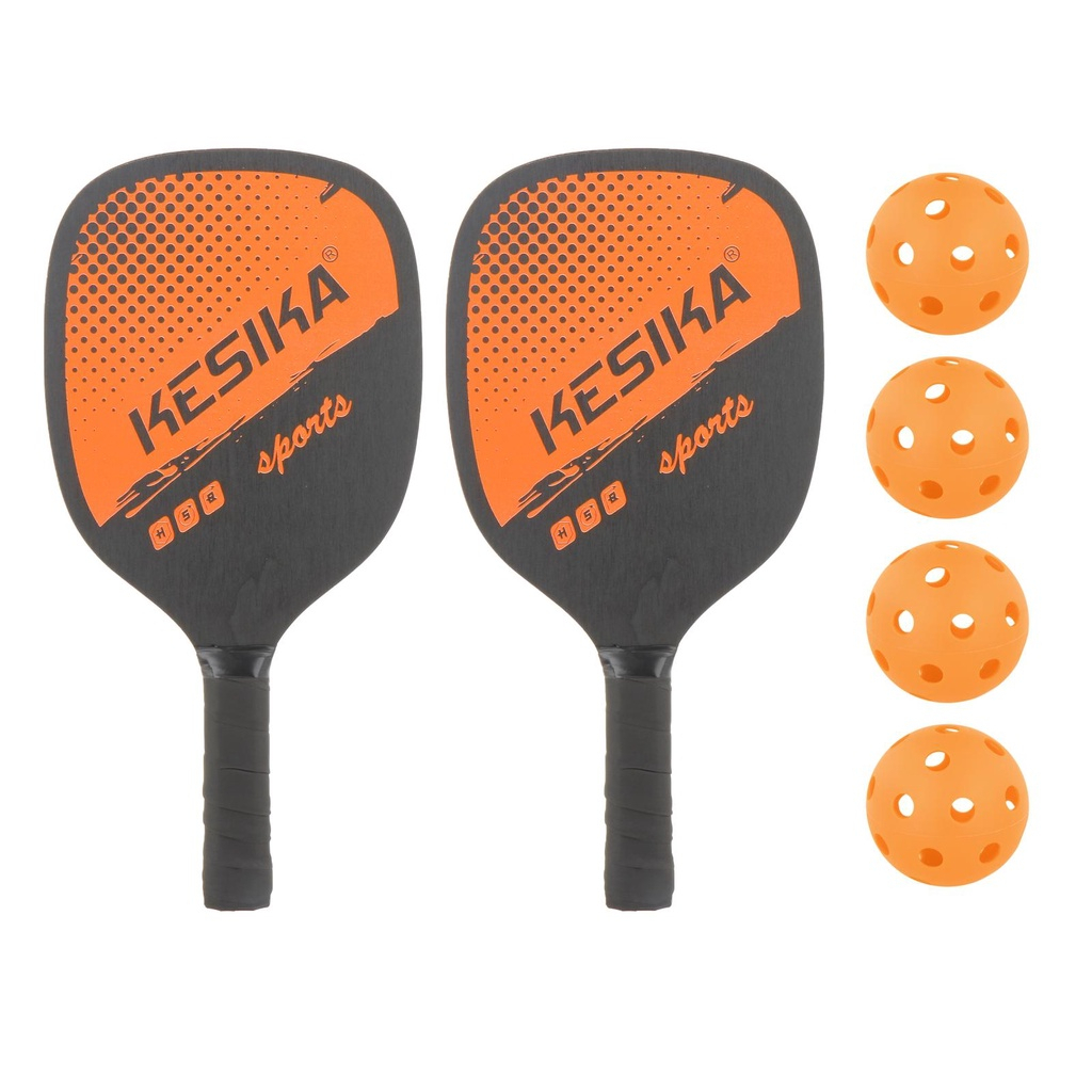 Pathfinder Pickleball Rackets Set Pickleball Paddle Set of 2 Rackets and 4 Pickleballs Balls