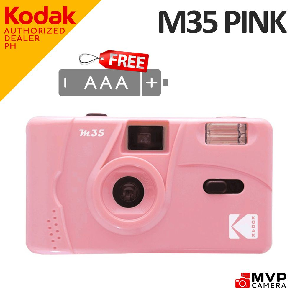 pink kodak camera film
