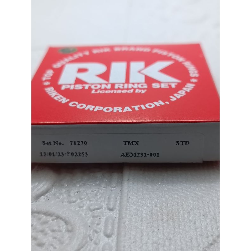 RIKEN Piston Ring - Honda TMX 155 CDI / TMX155 CDI ( STD) | Shopee ...