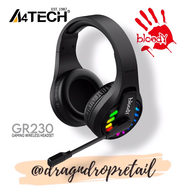 A4TECH BLOODY GR230 Gaming Wireless 2.4G/BT/Wired Headset Noise ...