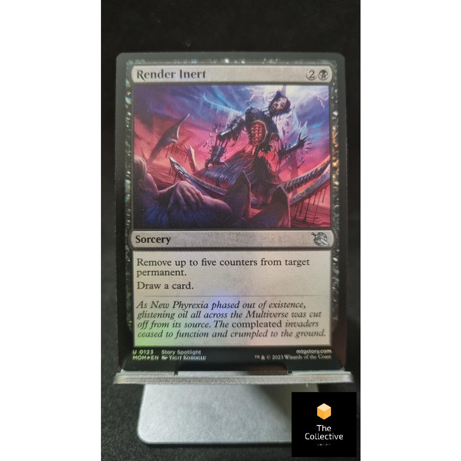 Magic the Gathering - MTG Card Game - Render Inert - MOM (foil) [BLACK ...