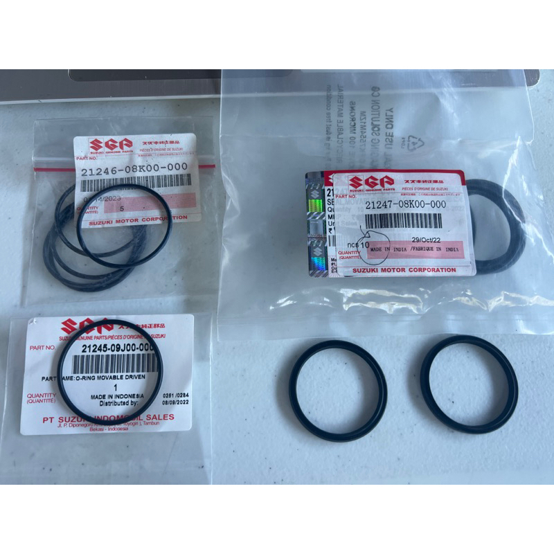 GENUINE TORQUE DRIVE OIL SEAL & ORING SET SUZUKI BURGMAN(2pcs oil seal