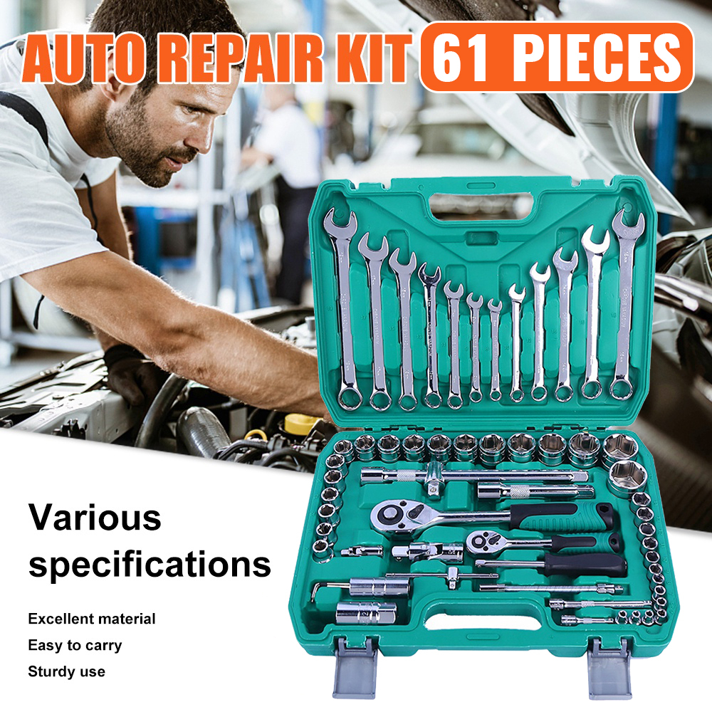 61pc srepair tool set Socket Wrench Set Car Tools Set Torque Wrench