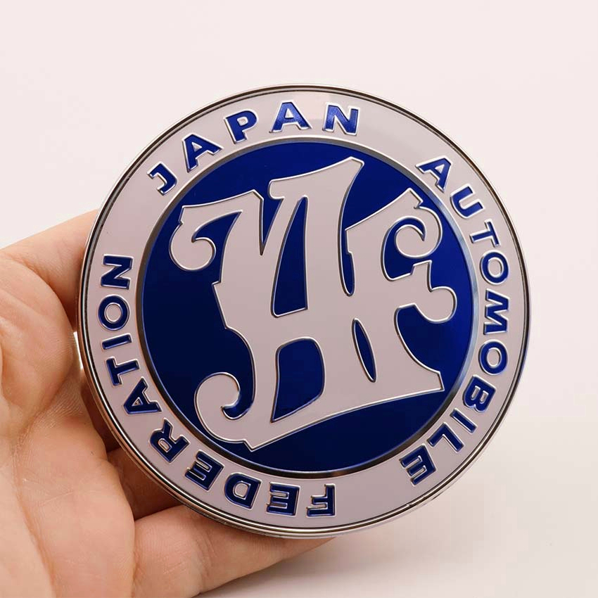 Car Front Grill Badge Emblem JAF Logo Japan Automobile Federation 3D ...